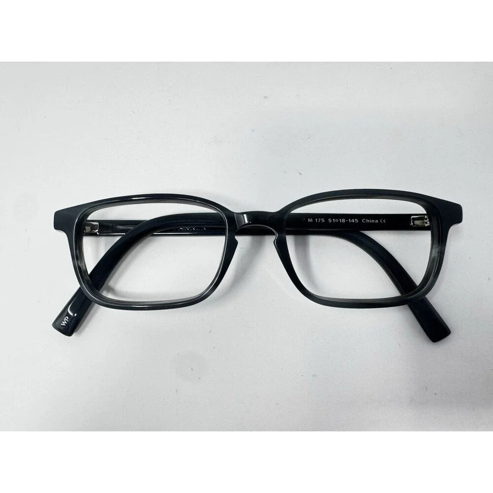 Warby Parker Hardy M175 Dark Gray / Black Eyeglass Frames 51-18-145 (B)
